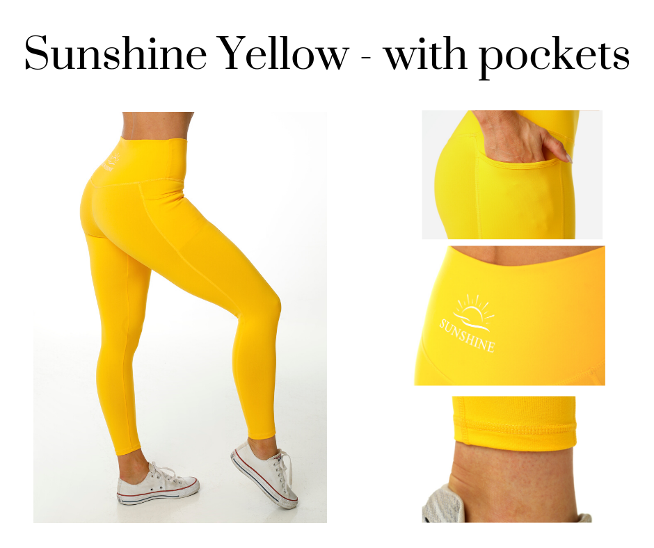 Sunshine Training Legging V2- Sunshine Yellow