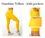 Sunshine Training Legging V2- Sunshine Yellow
